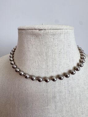 Vintage Y2K 90s ball Chan necklace grunge goth retro